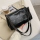 go-to chain leather bag