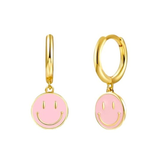 smiley face earrings