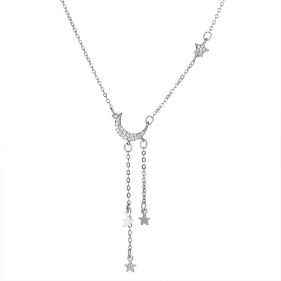 midnight star sterling silver necklace