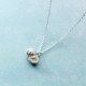 pearl locket sterling silver necklace