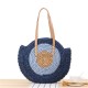 ocean eyes woven straw bag